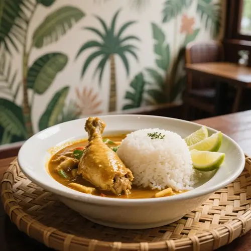 椰香咖喱雞飯